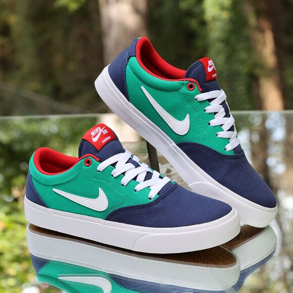 Nike SB Charge Solarsoft Navy Green - Picture 1 of 12